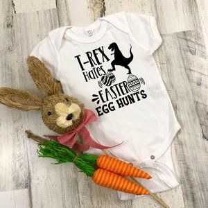 T - Rex Easter soft onesie
